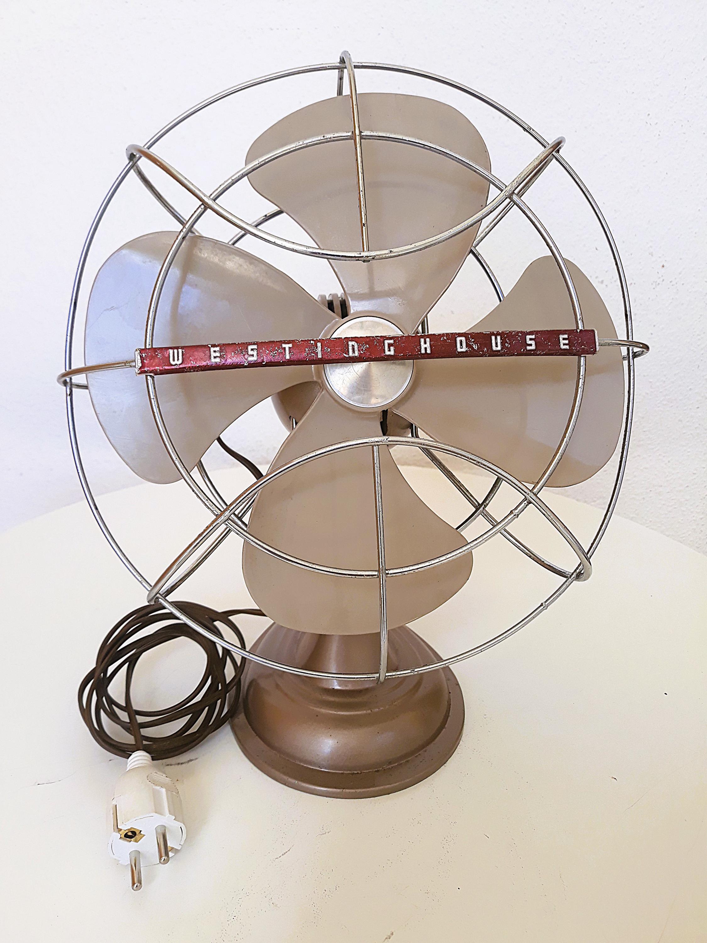 40s Vintage Table Fan Westinghouse Fan U.S.A. 50s - Etsy