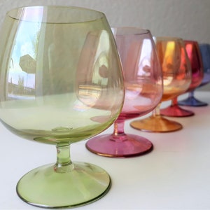 50s Fifties Cognac Cognac snifter 5 pieces Cognac glasses 50s