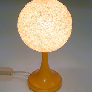 70s vintage &quot;GRANULAT&quot; table lamp tulip base 70s