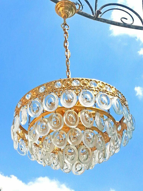 Oval sale crystal chandelier
