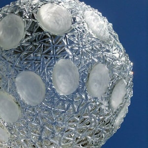70s glass pendant lamp ball ceiling lamp lamp 70s