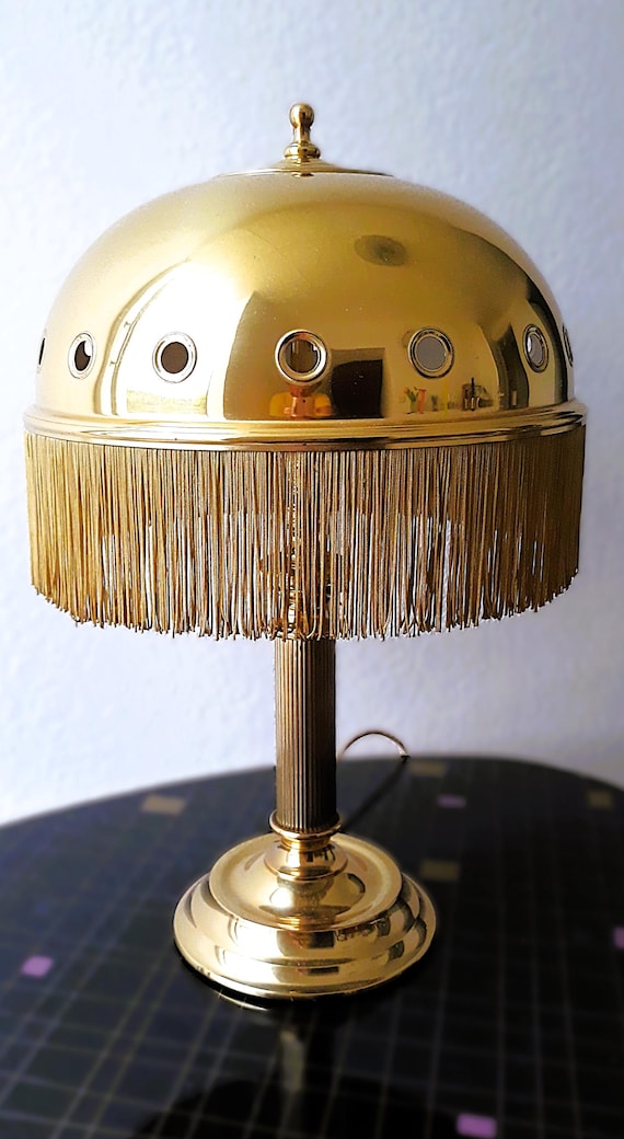1960s Vintage Sölken Lighting Lamp Table Lamp Desk Lamp Brass 