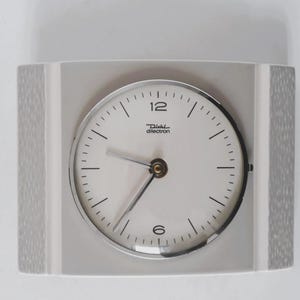 60s Küchenuhr Wanduhr " DIEHL dilectron "elektrisch" Junghans Quarz Uhr 70er