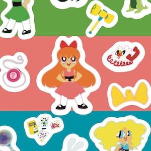 Powerpuff Girls Sticker Sheet