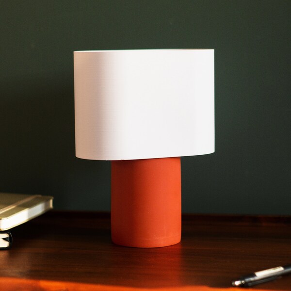 LAMPE E27 + MODERNE - Lampe de table design et minimale fabriquée en France parfait pour la chambre le salon