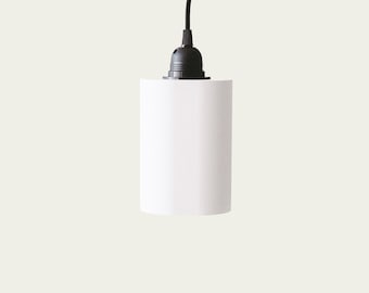 METRO LAMPSHADE - E27 for Base 27 or White pendant light made in France in corn starch compatible with our E27 lamp base