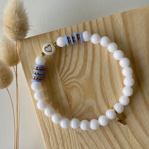 Customizable Bracelets in Heishi Pearls image 8