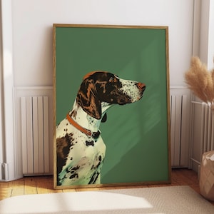 Stampa vintage con cane da caccia, poster retrò per la caccia alle anatre, poster per esterni, poster da viaggio, cabina, cottage, arte murale, montagne rocciose