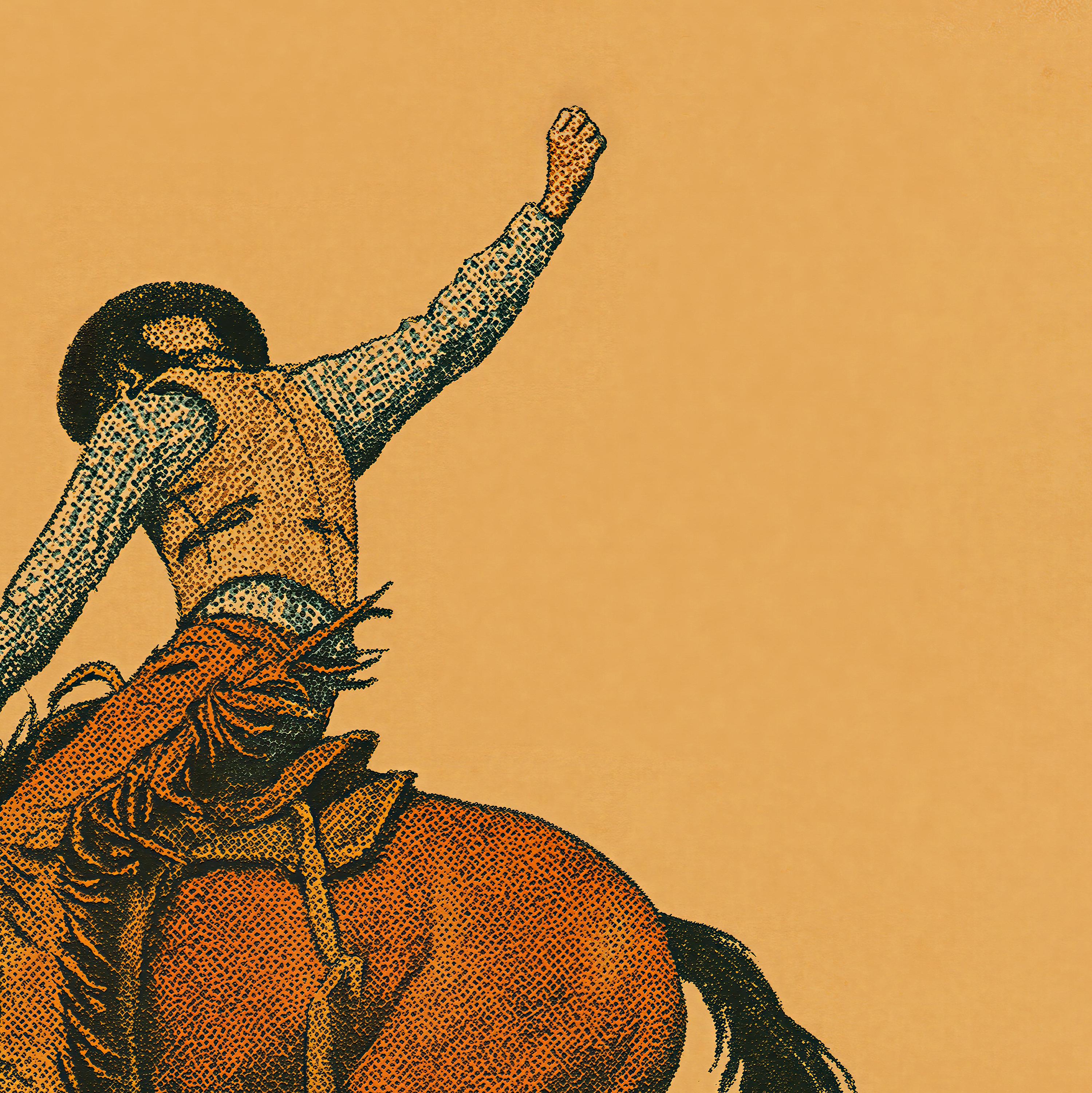 Vintage Cowboy Illustration Bucking Bronco Print Retro Rodeo Art ...