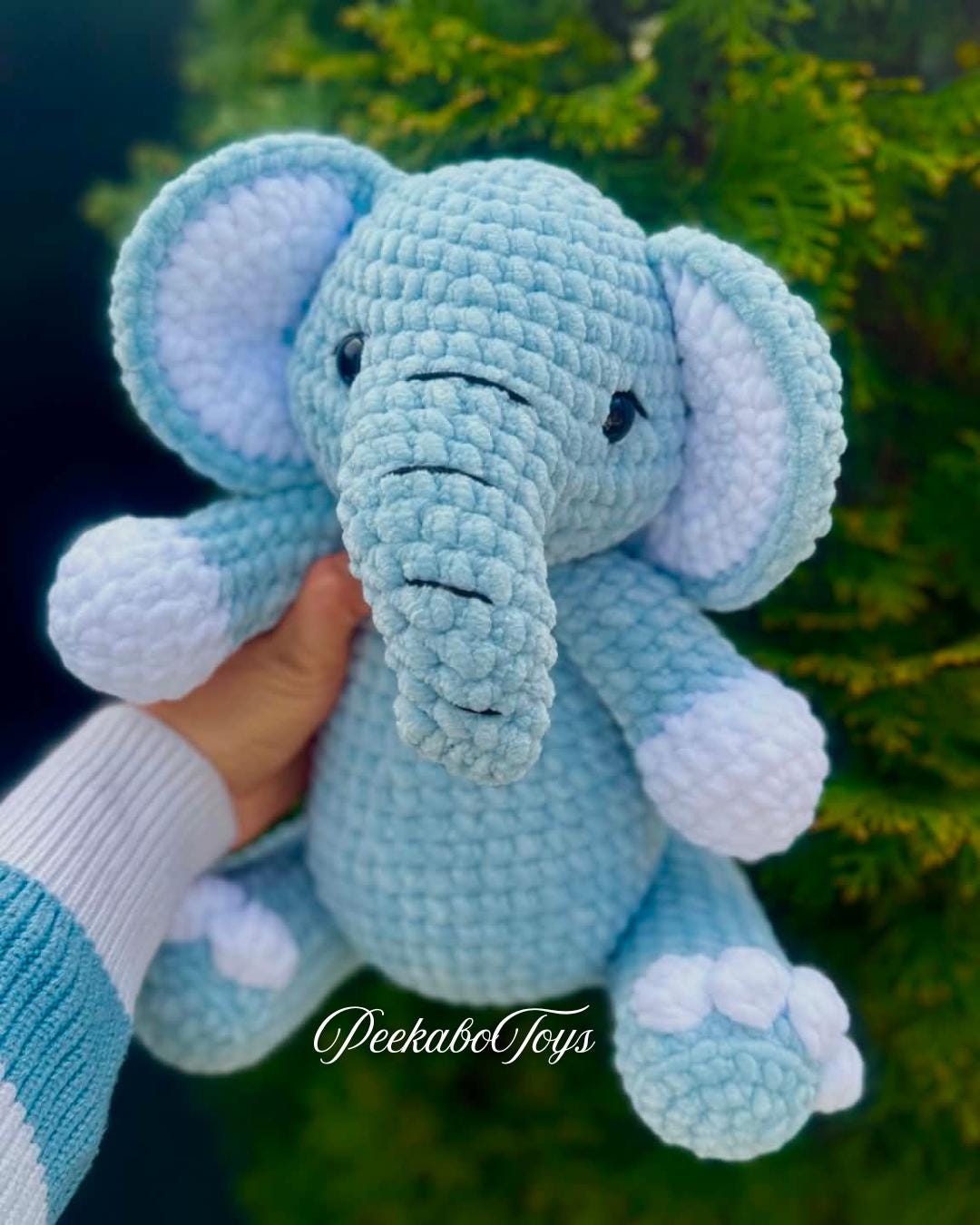Ellie the Elephant , Crochet Pattern , Amigurumi Elephant , Animal ...