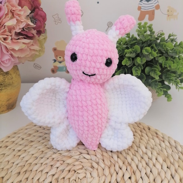 Papillon au crochet, Modèle au crochet, Modèle papillon, Jouets au crochet et amigurumi