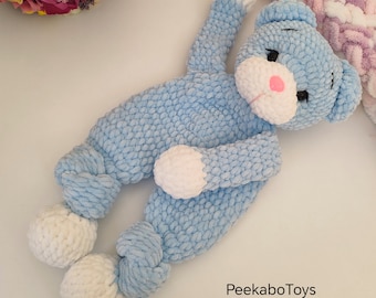 Snuggler haakpatroon/Amigurumi Bear Snuggler/haakpatroon Bear/Easy Bear snuggler/Trooster Bear/Lovey Bear Amigurumi