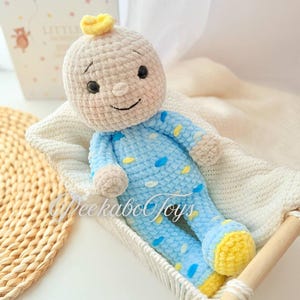 Baby Doll Crochet Pattern , Amigurumi Baby Doll , NO SEW Baby Doll Crochet Pattern , No Sew Amigurumi Crochet Pattern , Stuffed Baby Doll
