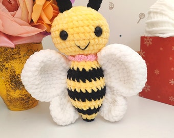 Bee Amigurumi, Amigurumi Bee, Small Amigurumi Bee, Crochet Pattern Bee, Bee Crochet Pattern