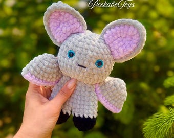 Patrón de ganchillo para abrazar murciélagos, murciélago amigurumi, abrazador de murciélagos de Halloween, abrazador amigurumi, mini abrazador de murciélagos de Halloween, costura baja