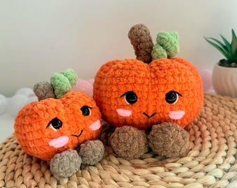 Crochet Pumpkin Pattern , Patch & Poppy Pumpkin Buddies , Amigurumi Pumpkin Pattern , Halloween Crochet PDF , Instant Download