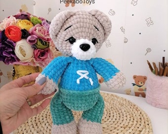 Crochet Bear, Crochet animals, Amigurumi, Crochet Tutorial, PDF Pattern, Bear Crochet Tutorial, amigurumi plushies