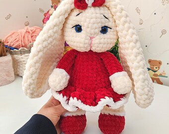 Bunny amigurumi, Crochet Pattern, Bunny Crochet Pattern, Bunny with dress, amigurumi plushies