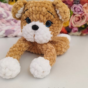 Bear snuggler Amigurumi/ Plushie snuggler bear/Crochet Pattern Bear/Plushie Amigurumi/Small Snuggler Bear/ Little snuggie bear/Lovey plushie zdjęcie 5
