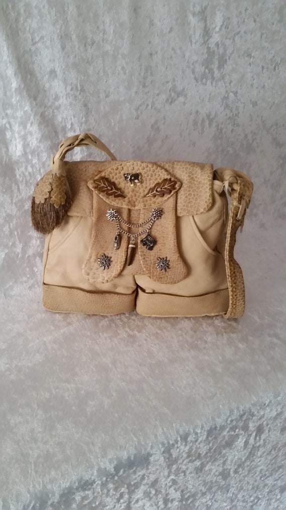 Lederhosen Trachtentasche Crazy Bag Unikat Designertasche Charivari Handtasche Oktoberfest Etsy
