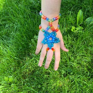Benutzerdefinierte Stern Kandi Handschuh Handstück Armband Ring Manschette nach Maß in 2-3 Wochen