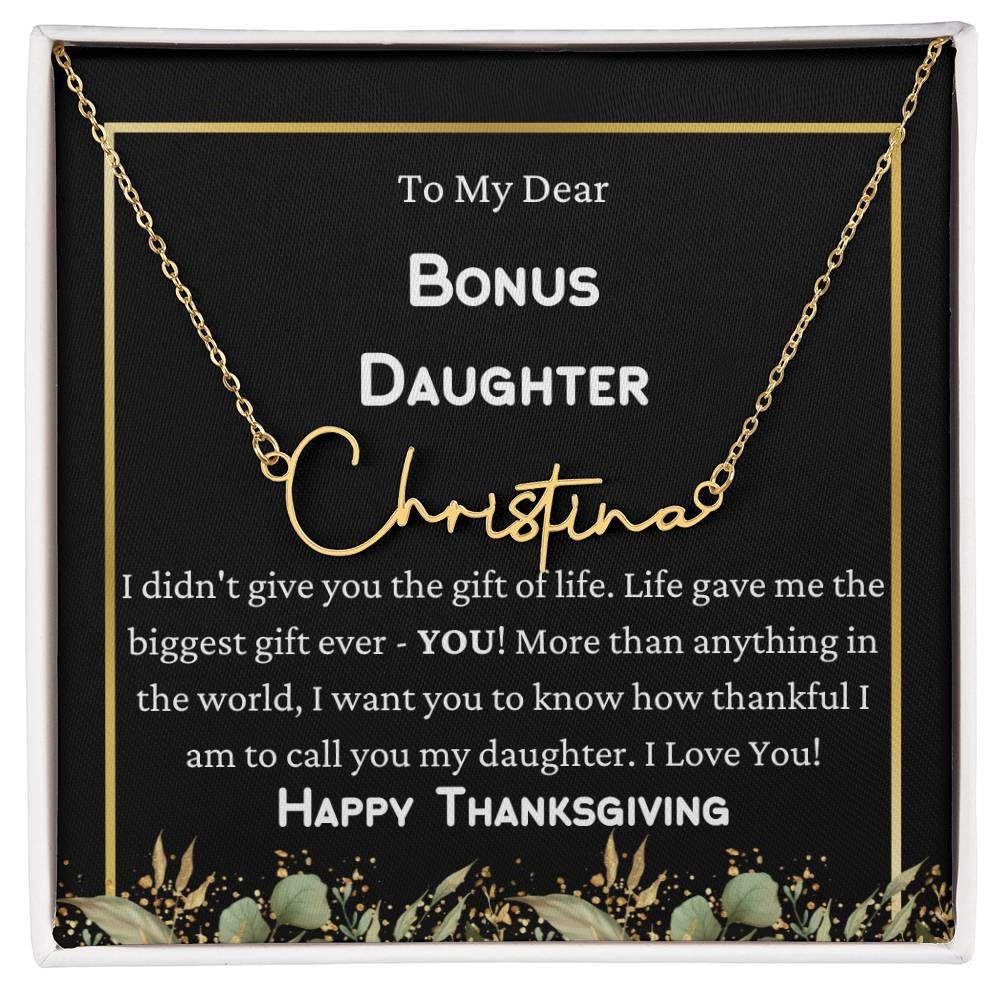 Gifts for Bonus Mom, Birthday Gifts for Step Mom from Step Daughter Son,  Mother's Day Christmas Thanksgiving Present for Mom Stepmom Gift Idea,  Thank