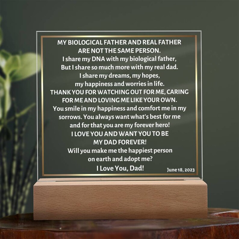 Will You Adopt Me, Step Dad Gift for Step Dad, Bonus Dad Step Fathers
