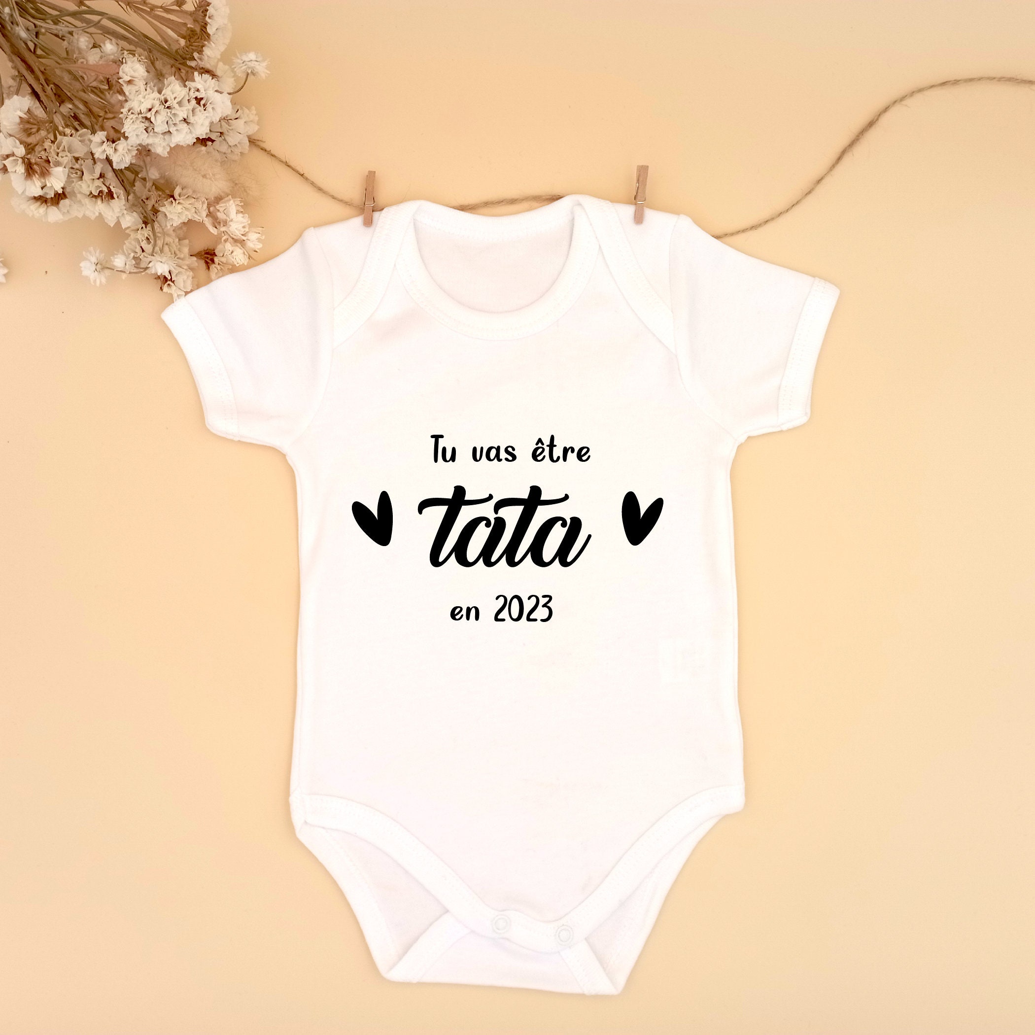 Puzzletee Body Neonato Manica Lunga Personalizzabile - Natale Con Frasi E Nome - 100% Cotone, Morbido, Fatto In Italia
