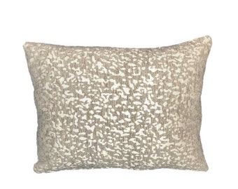 Silver, Grey Abstract Pillow Cover