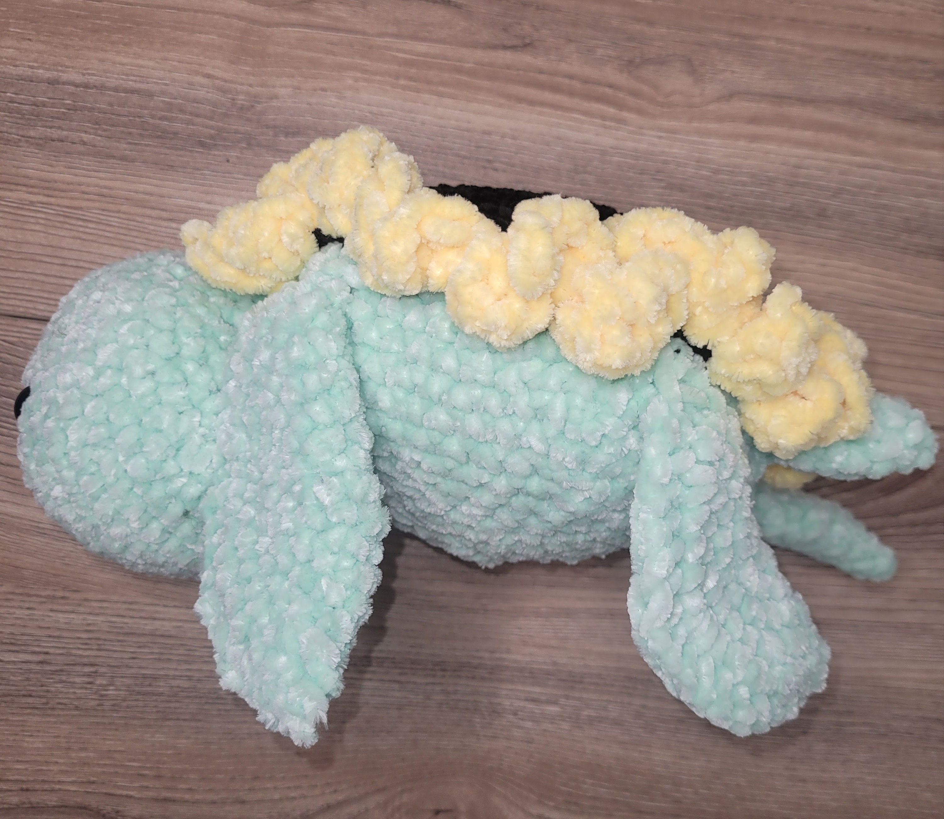 PREORDER: Amigurumi Sunflower Turtle - Etsy