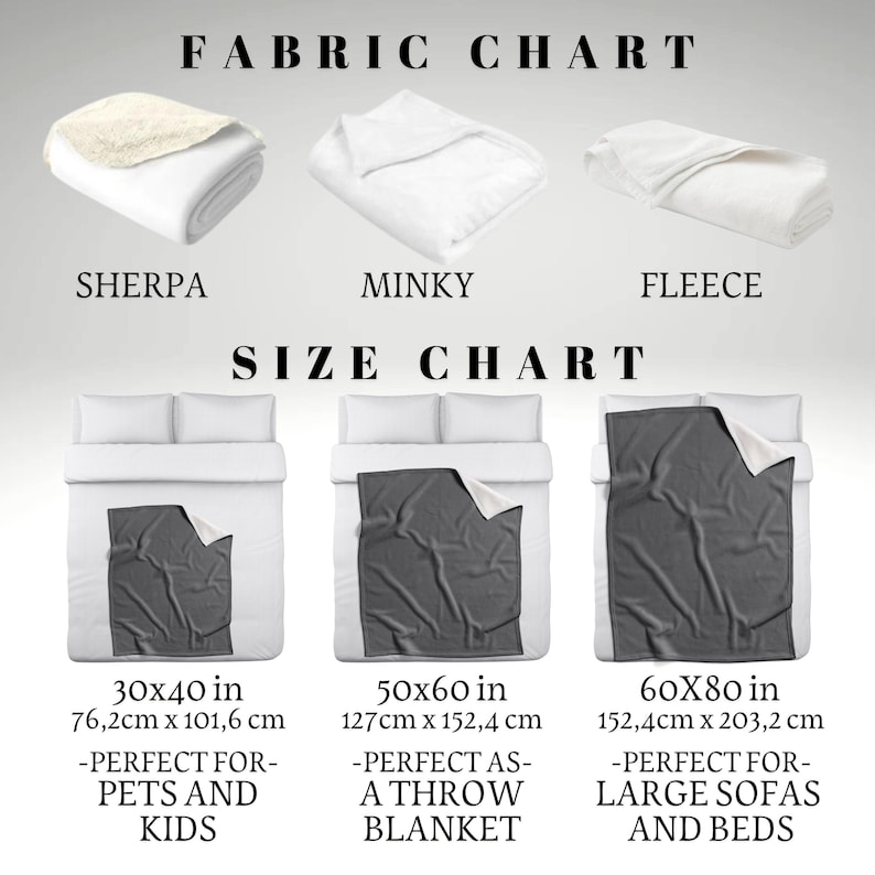 a bed with four different types of sheets