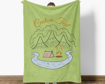 Custom Camping Blanket: Personalized Outdoor Adventure Gift