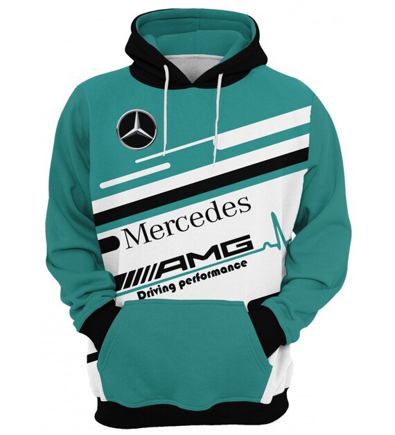 3D Cool Mercedes AMG Hoodie Formula 1 Printed S5XL Etsy