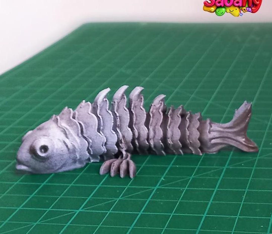 Movable Fish 3D Print Articulated Fish: Movable Desk Decor (digital File) - Etsy