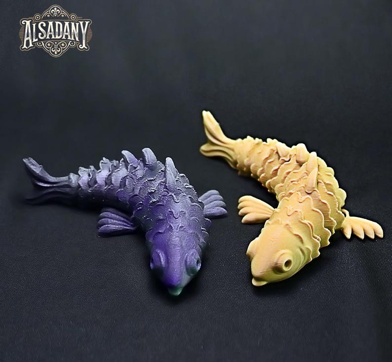 Movable Fish 3D Print Articulated Fish: Movable Desk Decor (digital File) - Etsy