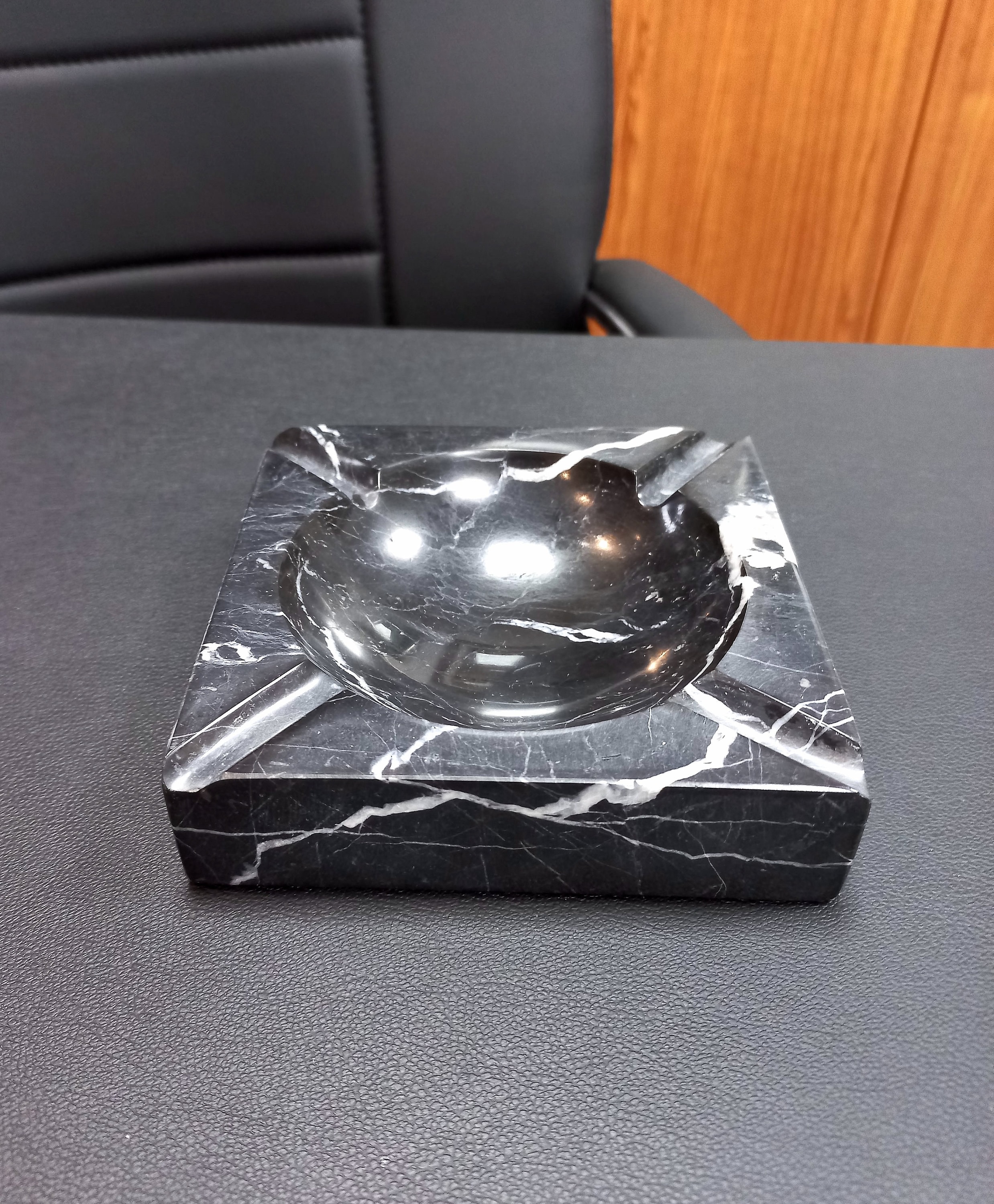 Vintage Marble Ashtray - Etsy