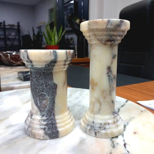 Marble Candle Holder - Etsy