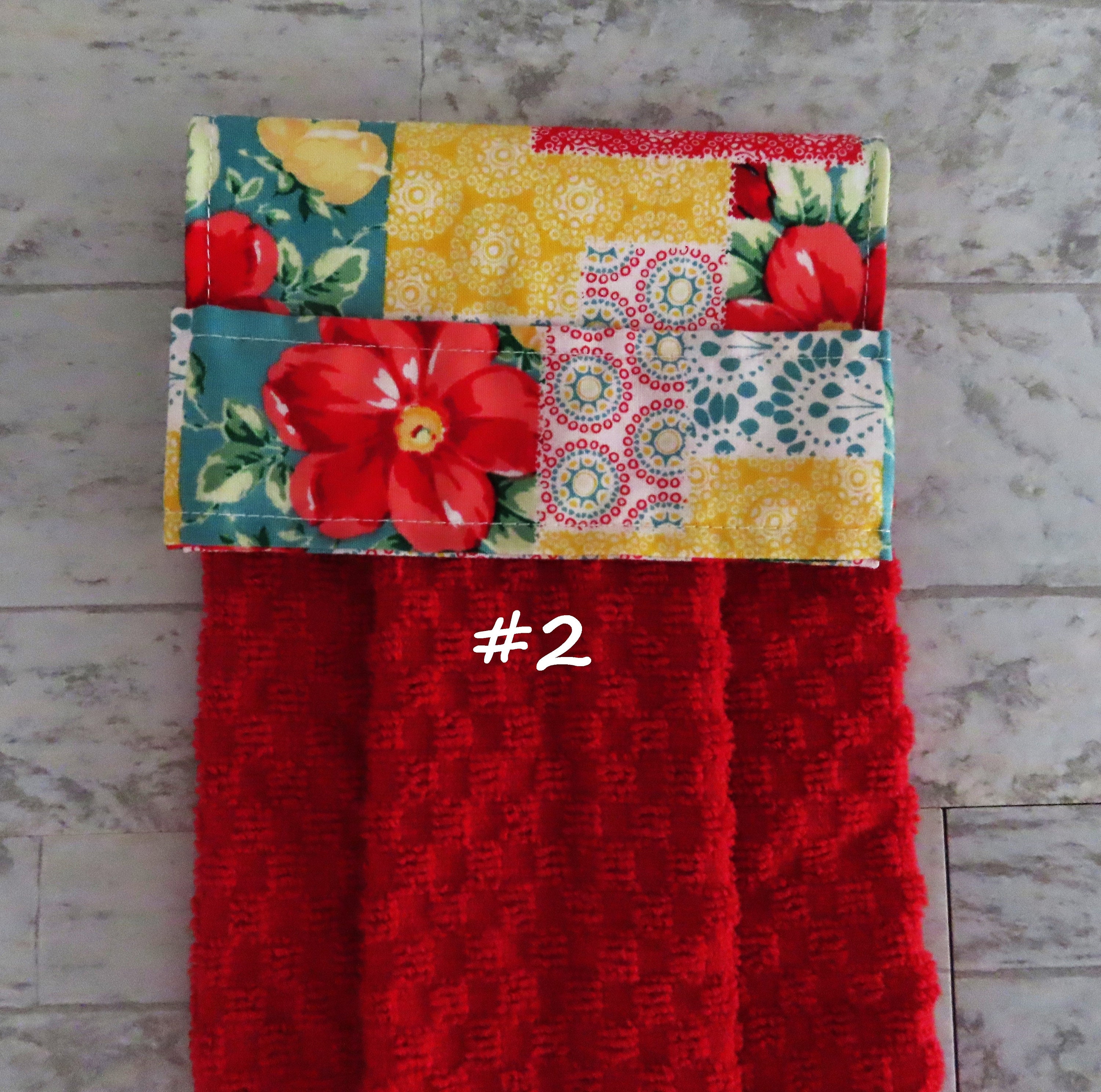 Hanging Kitchen Towel Pioneer Woman Breezy Blossom Etsy