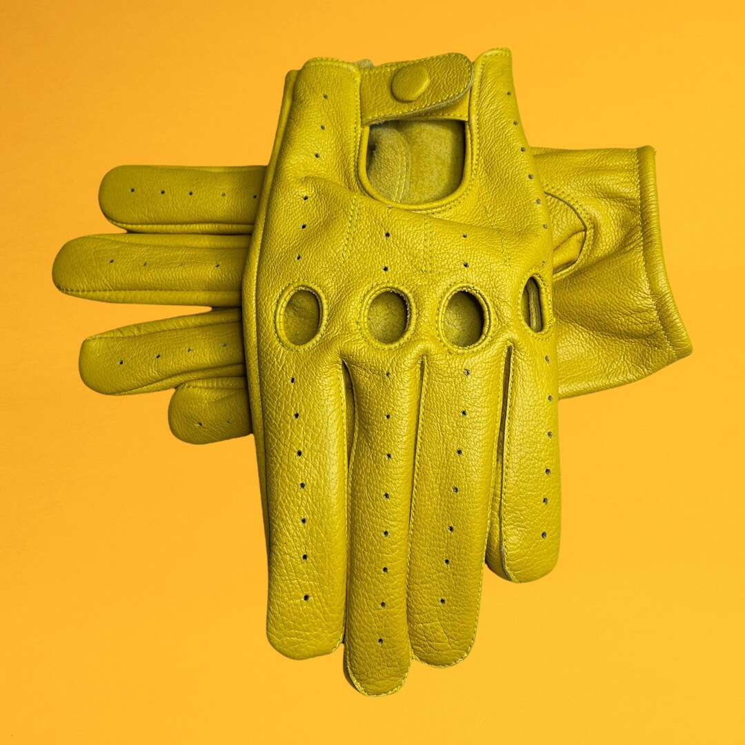 Handmade Luxury Driving Gloves for Men Bespoke Leather Pure Etsy