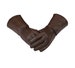 Glamtron Hand Made Leather Medieval Renaissance Gauntlets Cosplay Long Arm Cuff Costume Gloves 