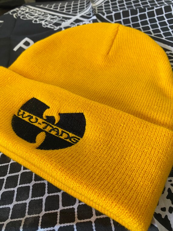 Wu Tang Clan Beanie yellow - Etsy