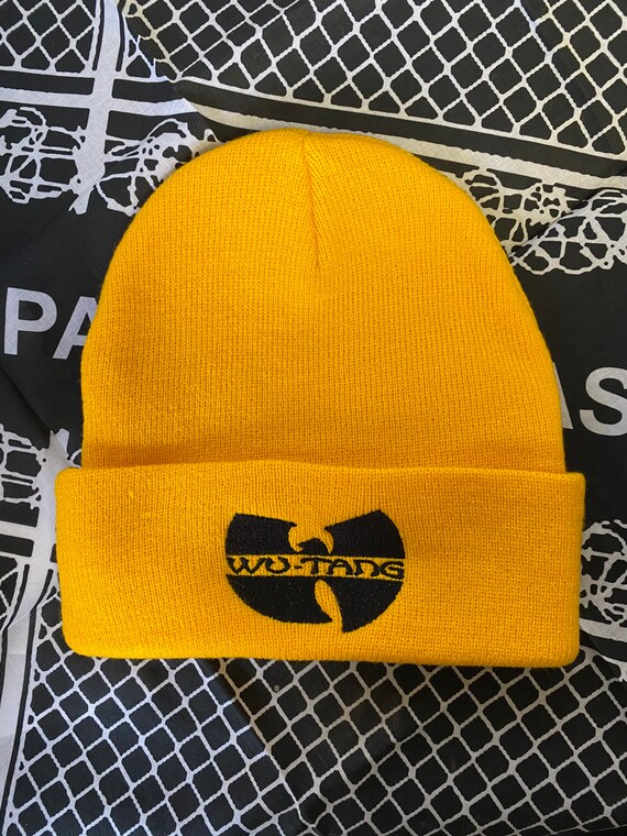 Wu Tang Clan Beanie yellow - Etsy Australia