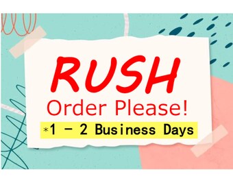 Rush Order Example RUSH ORDER - Etsy