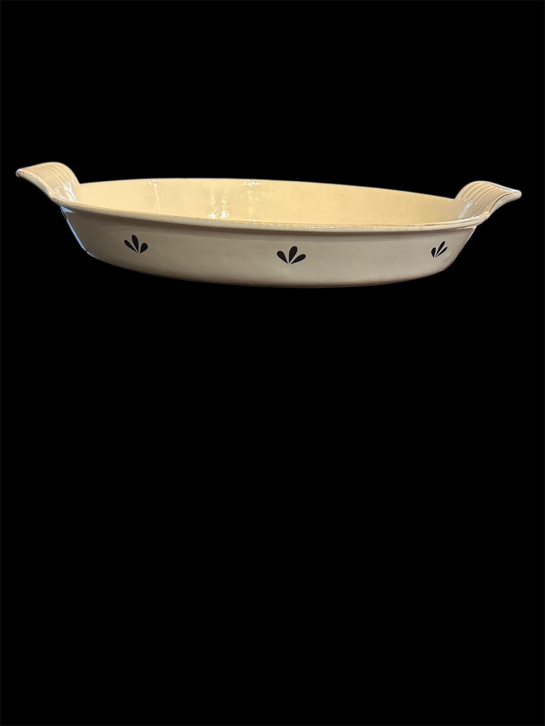 Lot De 2 Plats En Terre Cuite – Gratin / Cuisson Au Four – Vintage – Ronds