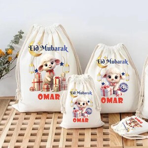 Cadeaux musulmans personnalisés, pochettes cadeaux Eid Mubarak pour enfants, Eid-ul-Adha, pochettes cadeaux Eid Mubarak / Pochettes et pochettes cadeaux Eid