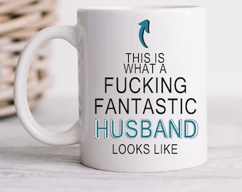 Koffiemok grappige echtgenoot – cadeau echtgenoot, brutaal cadeau