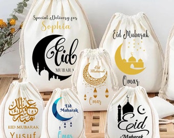 Personalized muslim gifts, Eid Mubarak Gift Bags For Kids, Eid Elfitr, Eid Mubarak Gift Bags / Eid Gift Bags and Sacks