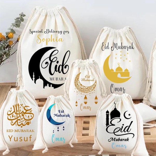 Personalized muslim gifts, Eid Mubarak Gift Bags For Kids, Eid Elfitr, Eid Mubarak Gift Bags / Eid Gift Bags and Sacks