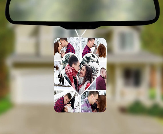 Personalized Photo Air Freshener: Custom Scent, Car & Home Gift