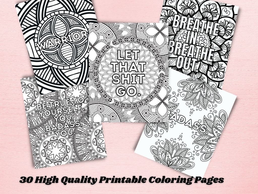 Badass Adult Coloring Pages - Il Fullxfull.3375160230 Plyn 